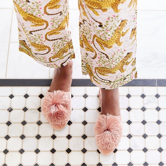 Birdies Shoes - Birdies Pom Pom slippers shoes sz 8 pink